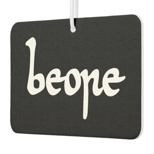 古いイングリッシュビール カーエアーフレッシュナー (左)