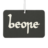 古いイングリッシュビール カーエアーフレッシュナー (正面)