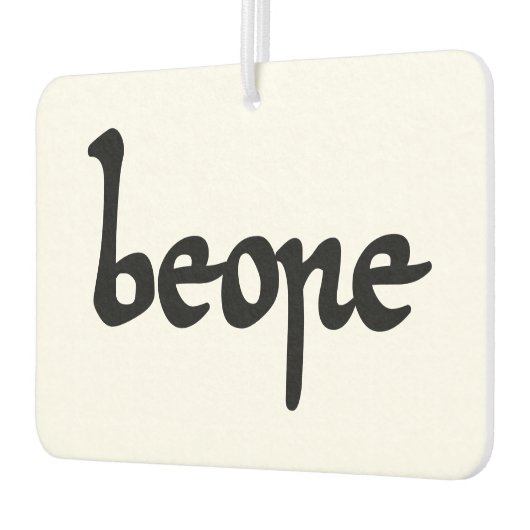 古いイングリッシュビール カーエアーフレッシュナー (左)