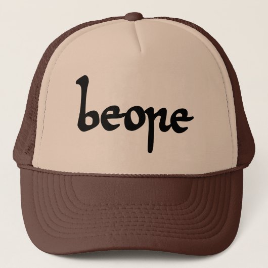 古いイングリッシュビール キャップ (正面)