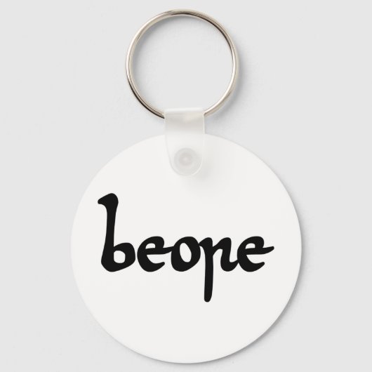 古いイングリッシュビール キーホルダー (正面)