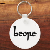 古いイングリッシュビール キーホルダー (正面)