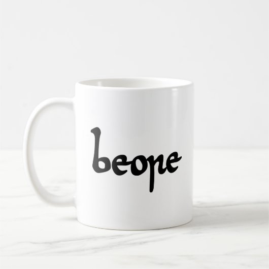 古いイングリッシュビール コーヒーマグカップ (左)