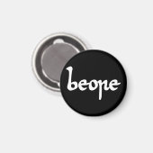 古いイングリッシュビール マグネット (正面/裏面)