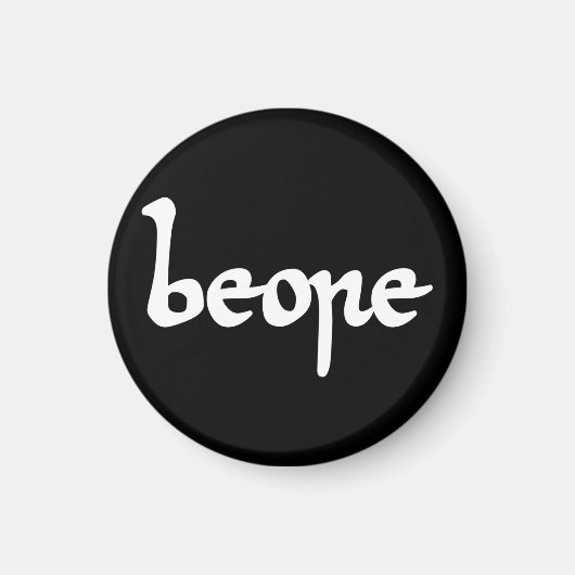 古いイングリッシュビール マグネット (正面)