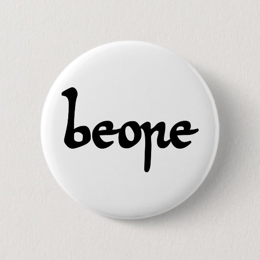 古いイングリッシュビール 缶バッジ (正面)