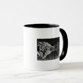 古いインディアン魔女博士アラスカ写真 マグカップ (正面右)