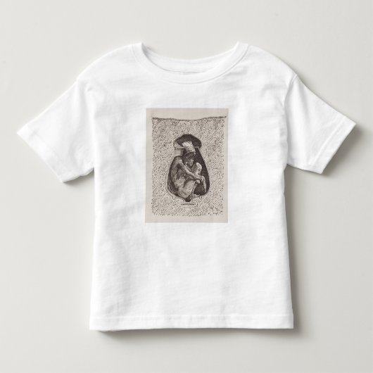 古いインドの墓地 トドラーTシャツ (正面)