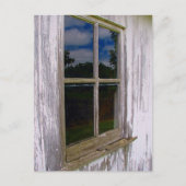 古いウィンドウ ポストカード (正面)