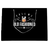 古いウイスキーとファッションドバーボンおもしろいと呼んでくれ ラージペーパーバッグ (正面)