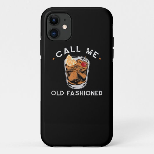 古いウイスキーの飲ファッションドみ物を呼ぶ Case-Mate iPhoneケース (裏面)