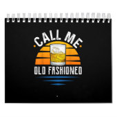 古いウイスキーファッションドバーおもしろいボン カレンダー (カバー)