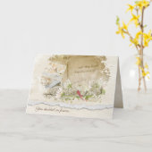 古いウェディングアルバムとデイジー カード (黄色い花)