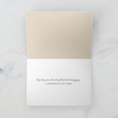 古いウェディングファッションドアルバムカード カード (内部)