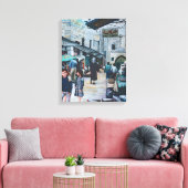 古いエルサレムの無邪気な目 キャンバスプリント (インサイチュ (リビング))