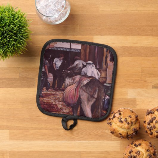 古いエルサレムは,世代が交わる場所である 鍋敷き (トップダウン)