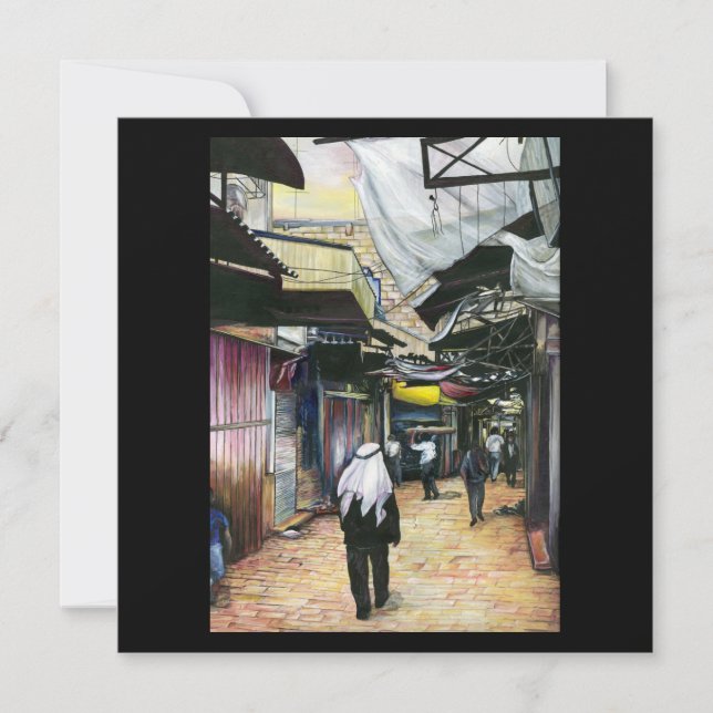 古いエルサレムを歩いて家に帰る (正面)