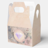 古いエレガントダイヤファッションドモンド結婚式の引き出物ボックス フェイバーボックス (オープン)