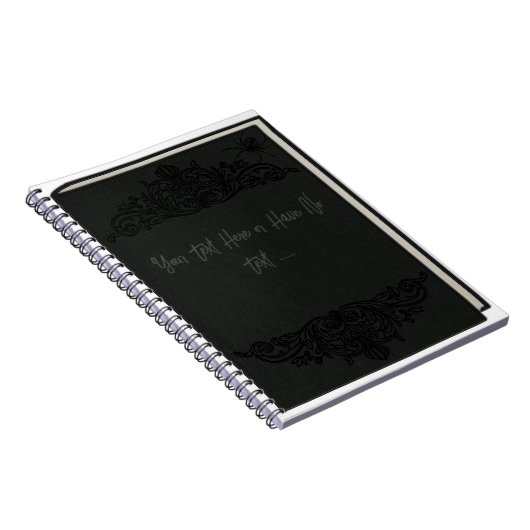 古いエレガント本の不気味なスパイダーゴシックビクトリアン ノートブック (右側)