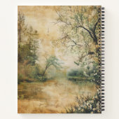 古いエレガント歯科ファッションド日記/手帳 ノートブック (裏面)