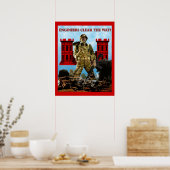 古いエンジニアポスター更新 ポスター (キッチン)