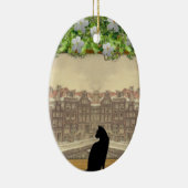 古いオランダビュー セラミックオーナメント (右)