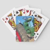 古いオリバーのトラクターの農家のギフトの農場のplayingcards トランプ (裏面)