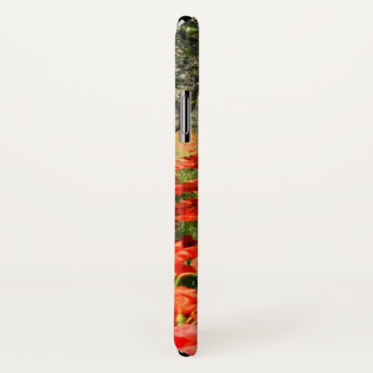 古いオリーブの下の赤いケシの花 Case-Mate iPhoneケース (裏面/右)