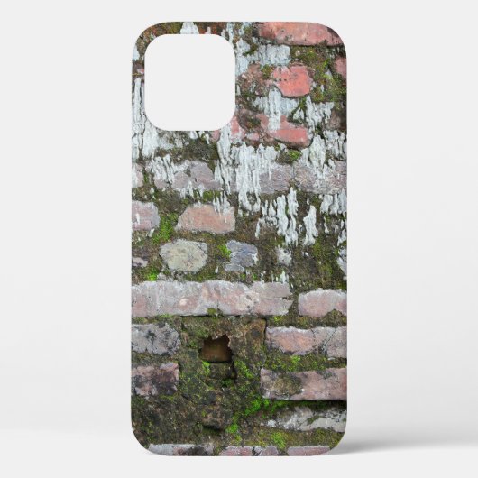 古いオレンジと灰色のレンガの背景、の一部 Case-Mate iPhoneケース (裏面)