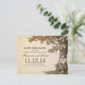 古いオークの木は日付はがきを保存する 案内ポストカード (スタンド正面)