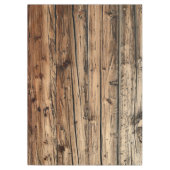 古いオーク材の荷素朴車 テーブルクロス (正面)