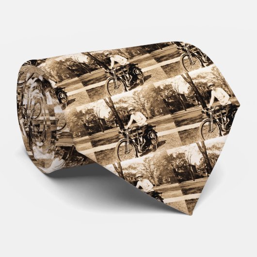 古いオートバイ ネクタイ (ロール)