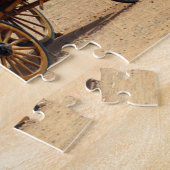 古いカウボーイワゴンアリゾナ。 ジグソーパズル (側面)