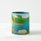 古いカエル マグカップ (中央)