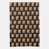 古いカクテルファッションド キッチンタオル (縦)