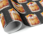 古いカクテルファッションド ラッピングペーパー (ロールコーナー)