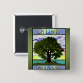 古いカシボタン 缶バッジ (正面&裏面)