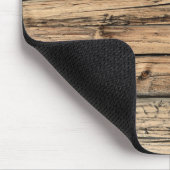 古いカシ木質の背景のmousepad マウスパッド (コーナー)