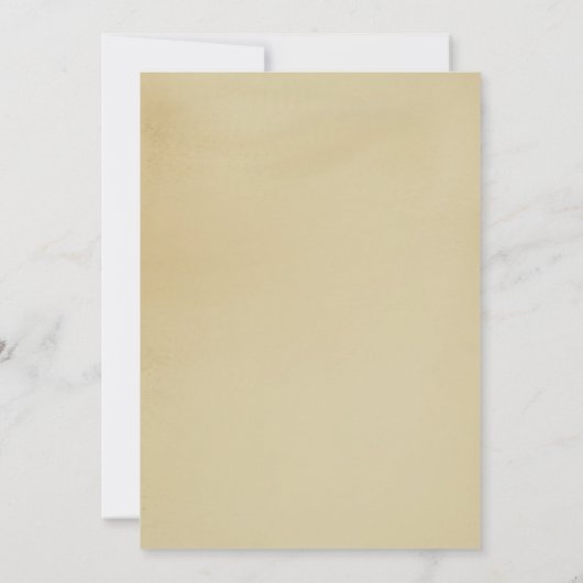 古いカスタム新聞パロディーカバー 招待状 (裏面)