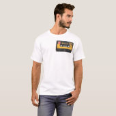 古いカセットテープ Tシャツ (正面フル)
