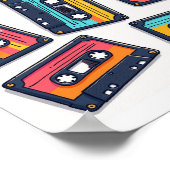 古いカセット ポスター (角)