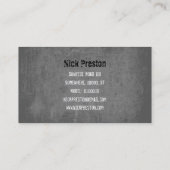 古いカセットDJの名刺 名刺 (裏面)