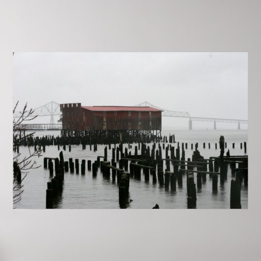 古いカネリーアストイアオレゴン ポスター (正面)