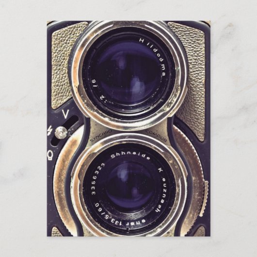 古いカメファッションドラ ポストカード (正面)