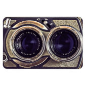 古いカメファッションドラ マグネット (横)