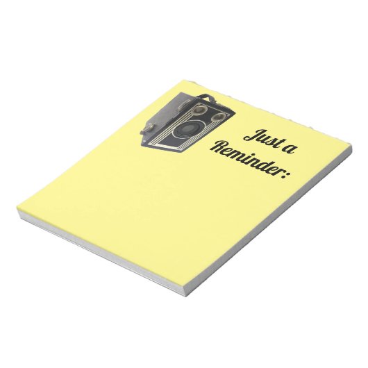 古いカメラのメモ帳 ノートパッド (回転)