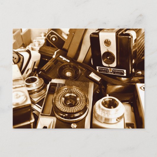 古いカメラは店で ポストカード (正面)