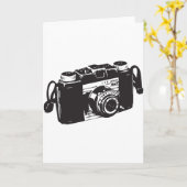 古いカメラ カード (黄色い花)