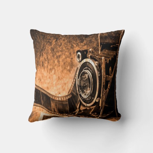 古いカメラ クッション (裏面)