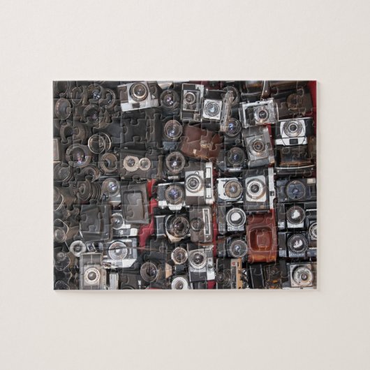 古いカメラ ジグソーパズル (横)
